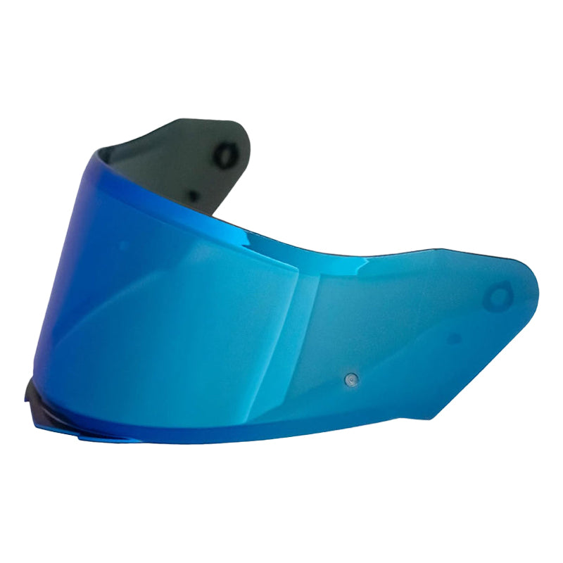 Motorcycle Helmet Visor SR6 REVO Blue Mirrored