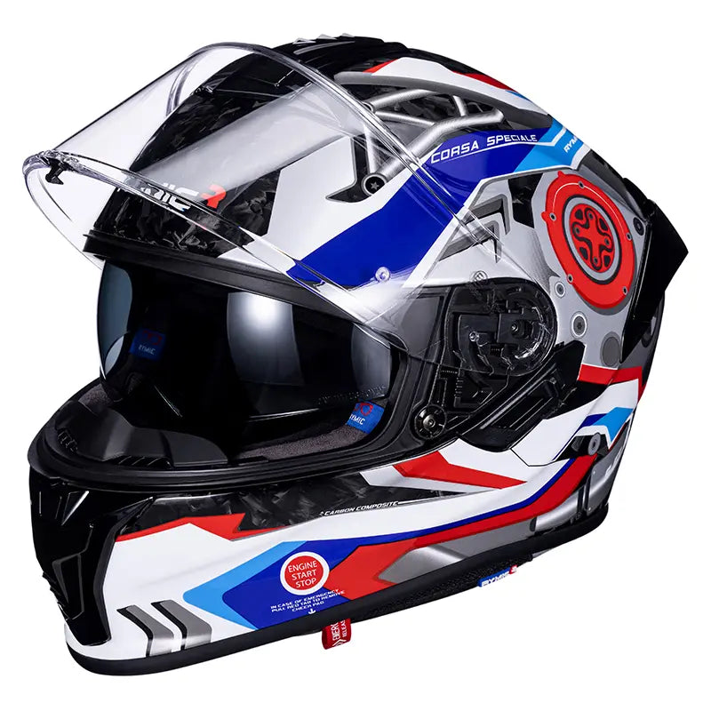 S-GT Carbon Fiber Full Face Helmet – Racing Blue