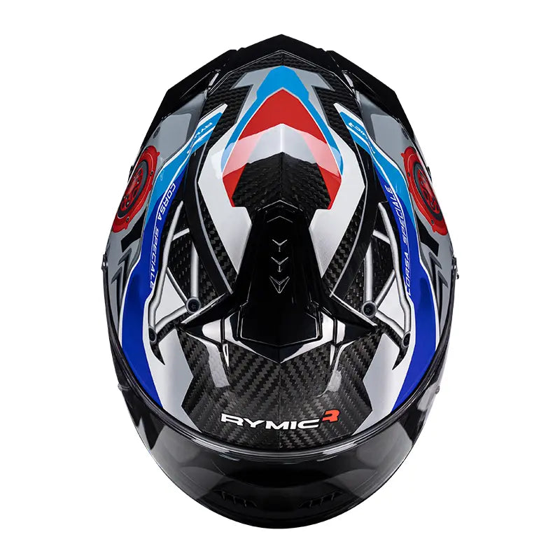 S-GT Carbon Fiber Full Face Helmet – Racing Blue
