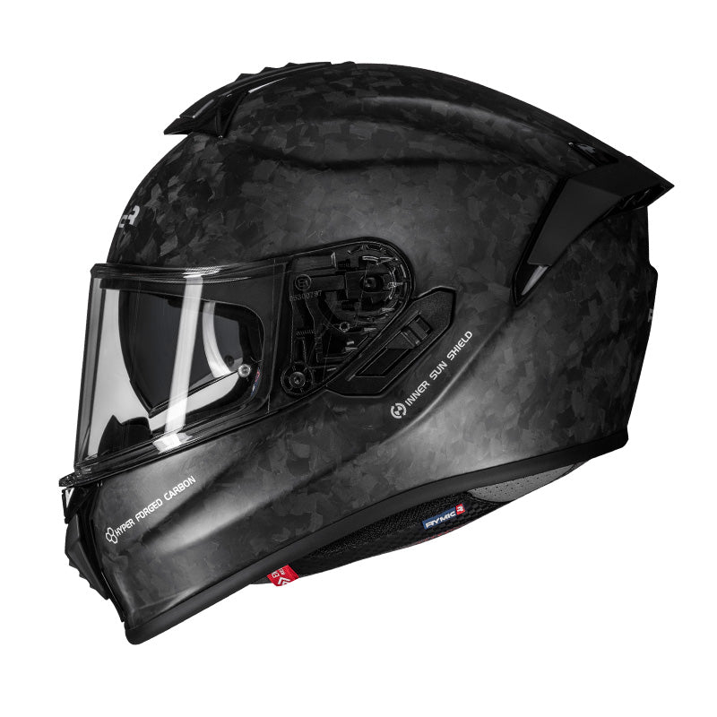 S-GT Full Face Motorcycle Helmet with Carbon Fiber Shell Matte Black