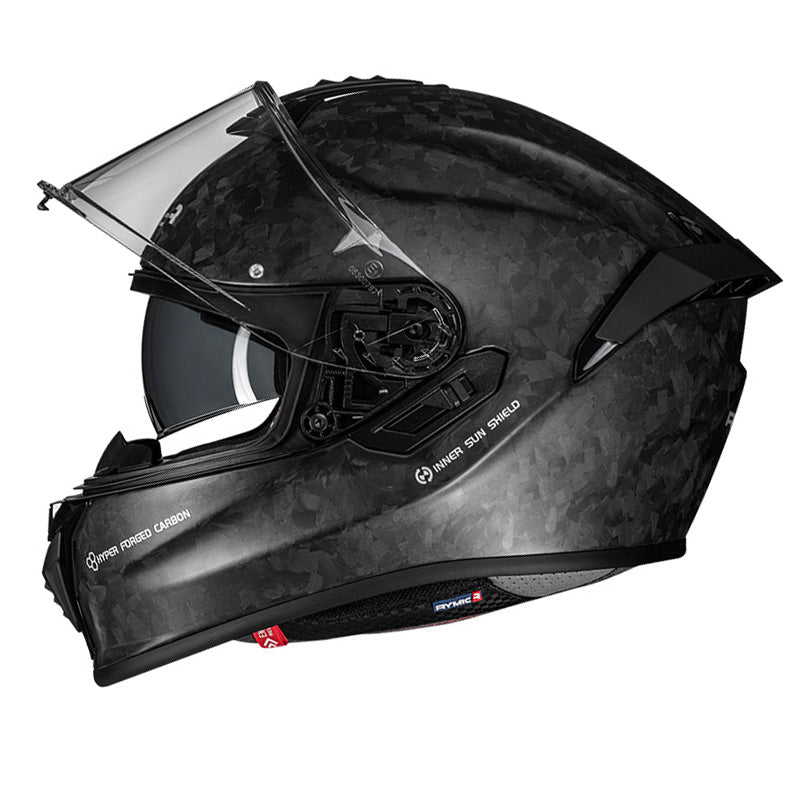 S-GT Full Face Motorcycle Helmet with Carbon Fiber Shell Matte Black