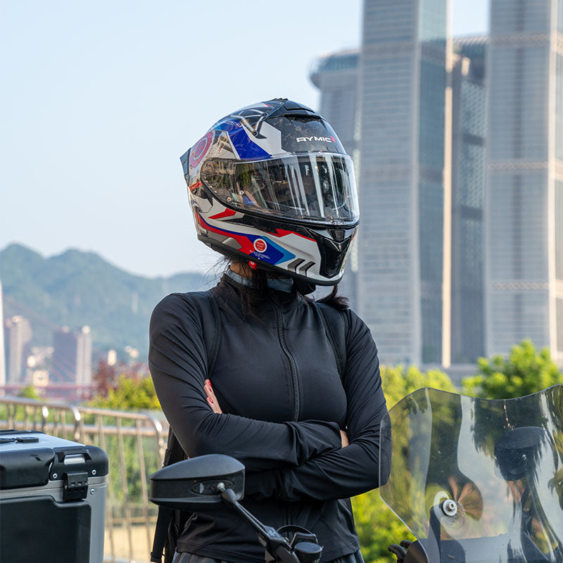 S-GT Carbon Fiber Full Face Helmet – Racing Blue