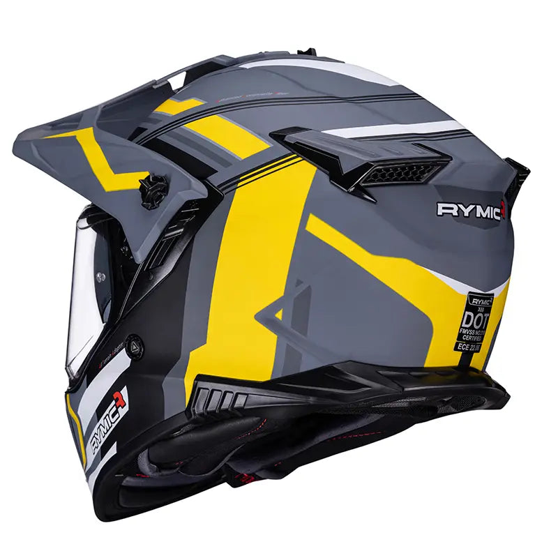 X60 Dual Sport ADV Helmet – Pathfinder Gray/Yellow