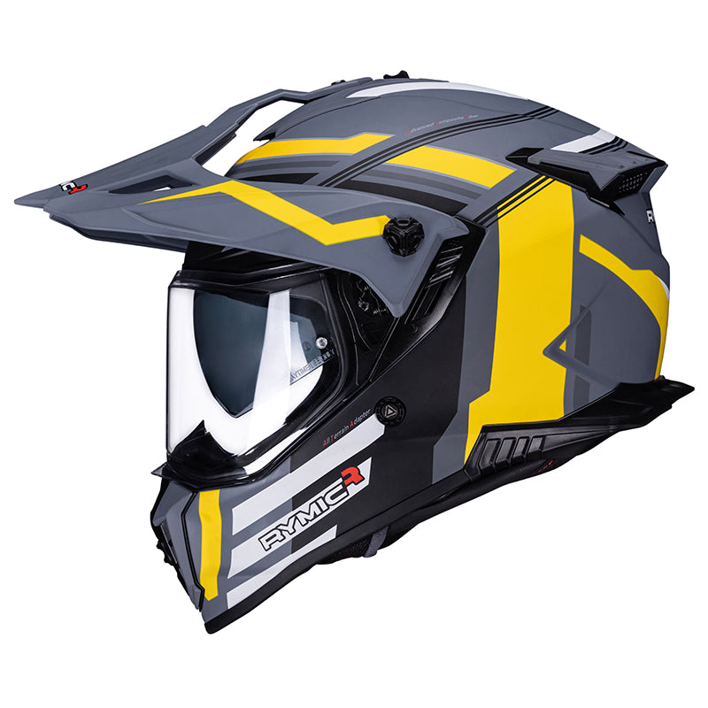 X60 Dual Sport ADV Motorcycle Helmet Onyx & Gold Pathfinder