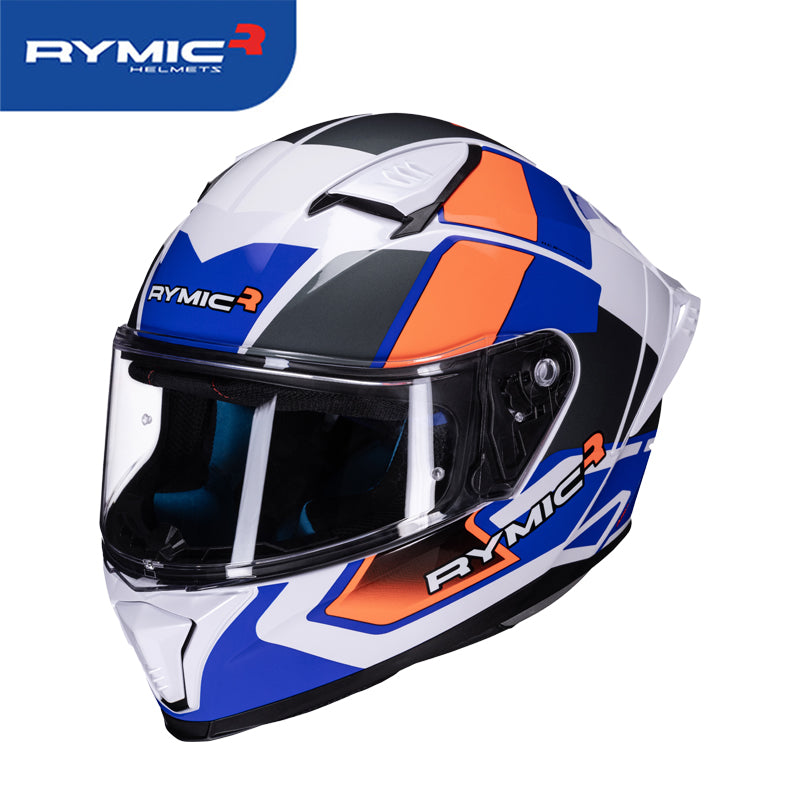 SR6 Integralhelm Black-White Lightning
