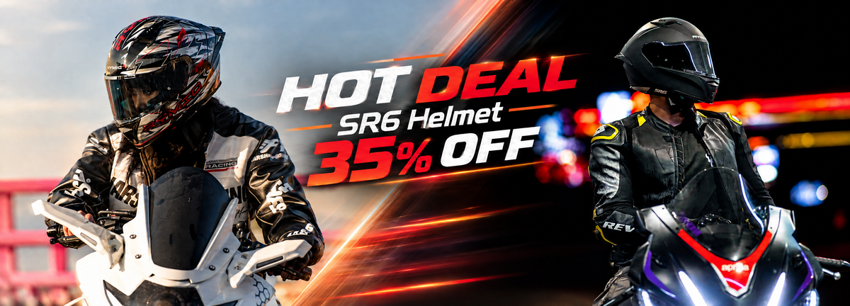 35% OFF Select SR6 Helmets!