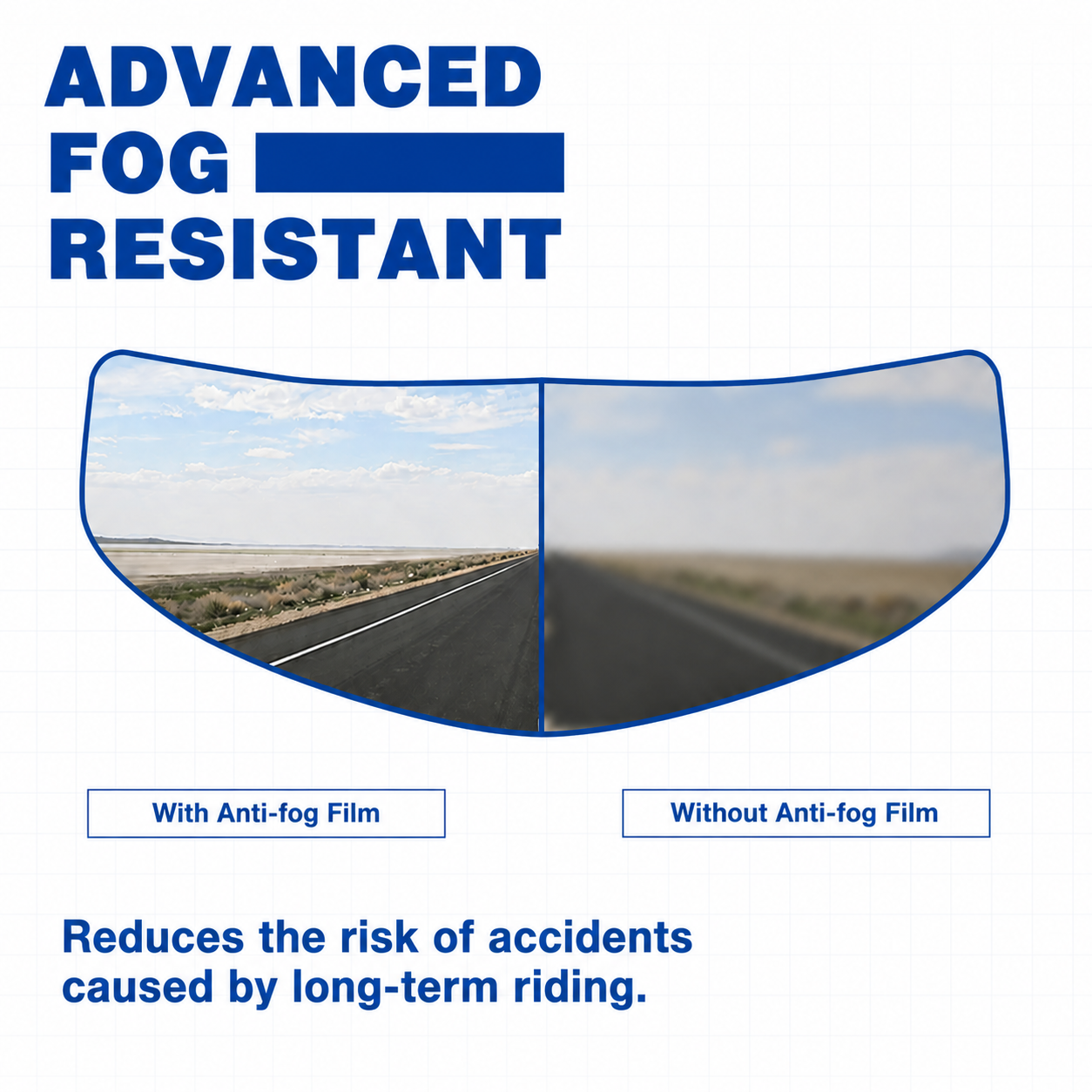 Pinlock® Fog Resistant Lens for S-GT/ SR6 Series Helmets