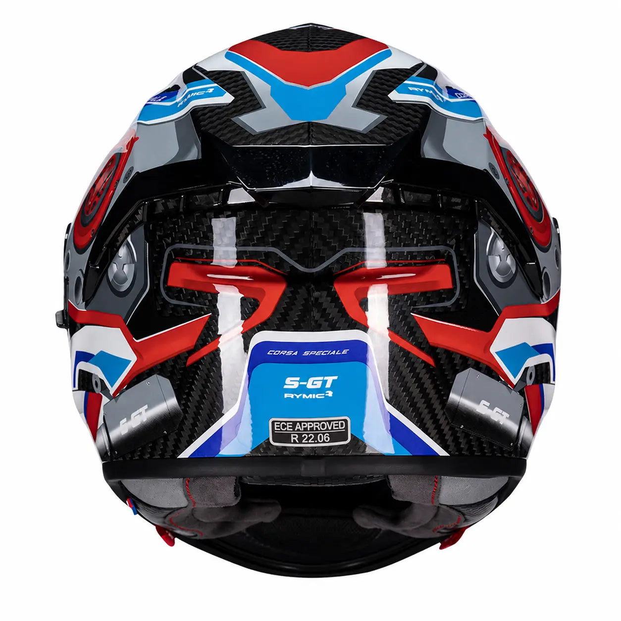 S-GT Carbon Fiber Full Face Helmet – Racing Blue