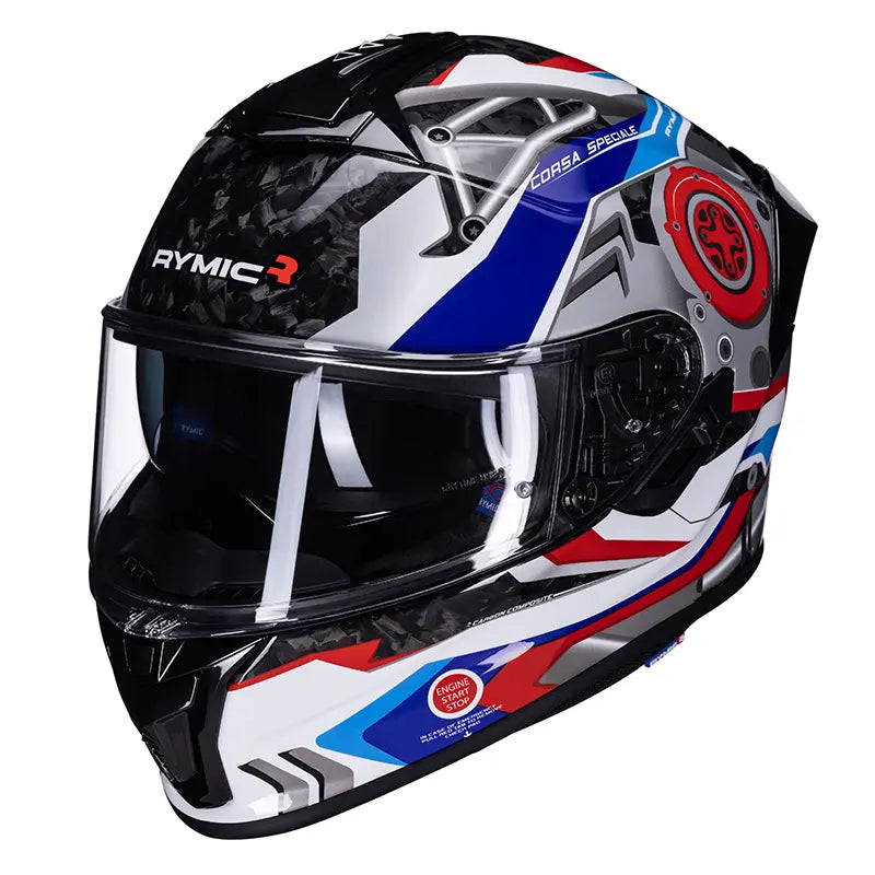 S-GT Carbon Fiber Full Face Helmet – Racing Blue