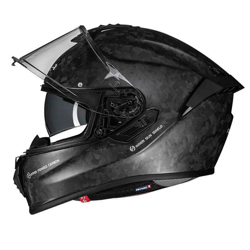 S-GT Carbon Fiber Full Face Helmet – Matte Black