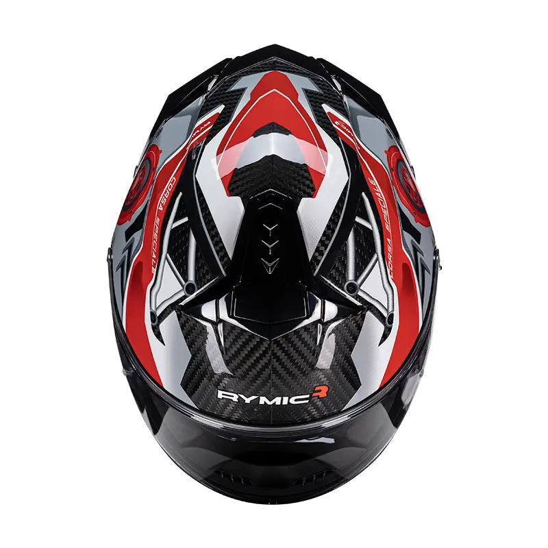 S-GT Carbon Fiber Full Face Helmet – Racing Red