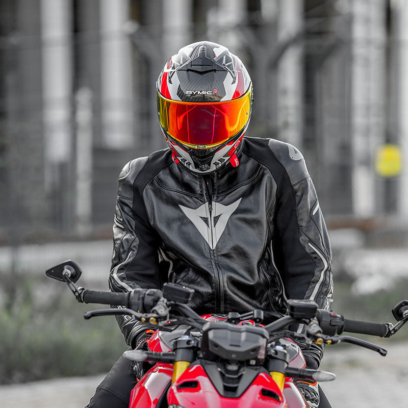S-GT Carbon Fiber Full Face Helmet – Racing Red