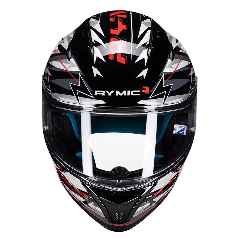 SR6 Full Face Helmet – Lightning Black/White