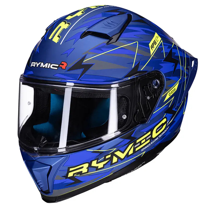 Casco integral SR6 – Lightning Azul/Amarillo