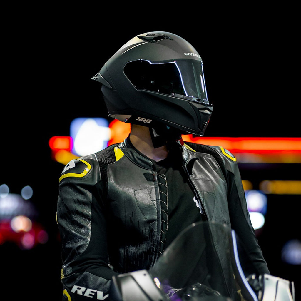 SR6 Full Face Helmet – Matte Black