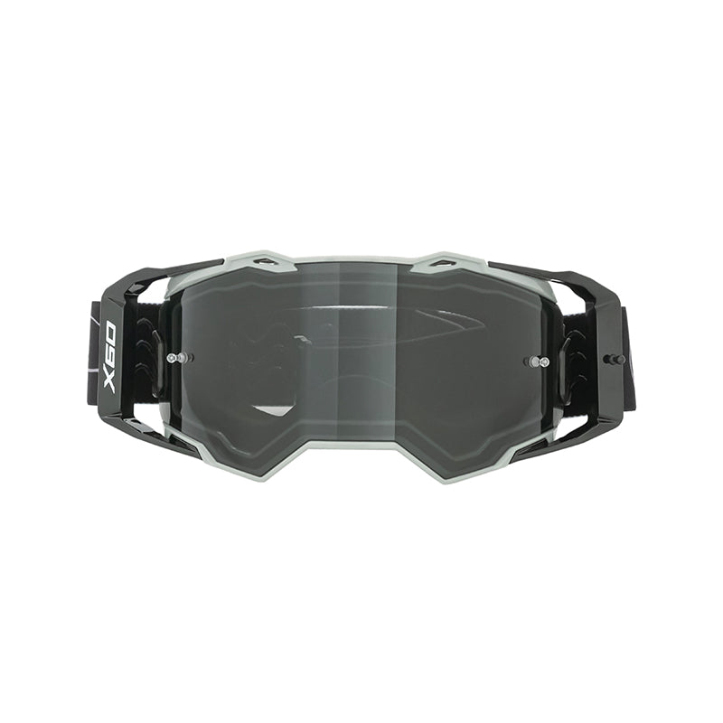 X60 Dual Sport Motorcycle Goggles – Dark Smoke Lens