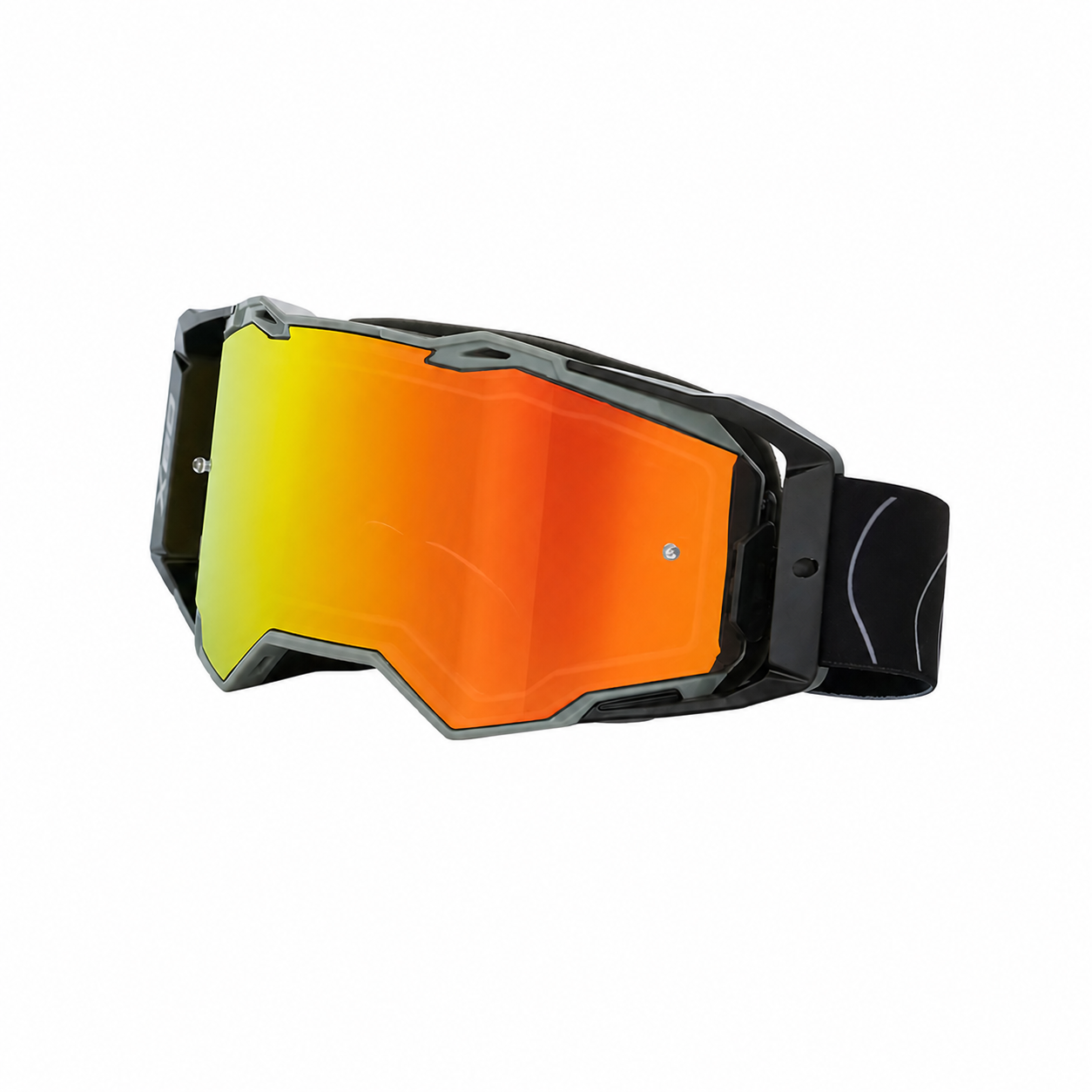 X60 Dual Sport Motorcycle Goggles – Red REVO Mirror Lens
