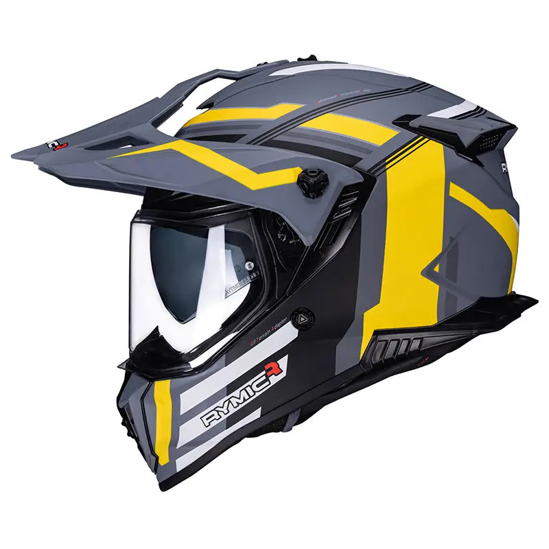 X60 Dual Sport ADV Helmet – Pathfinder Gray/Yellow