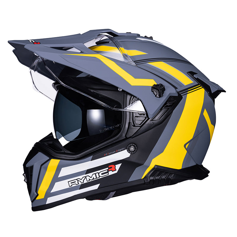 X60 Dual Sport ADV Motorcycle Helmet Onyx & Gold Pathfinder