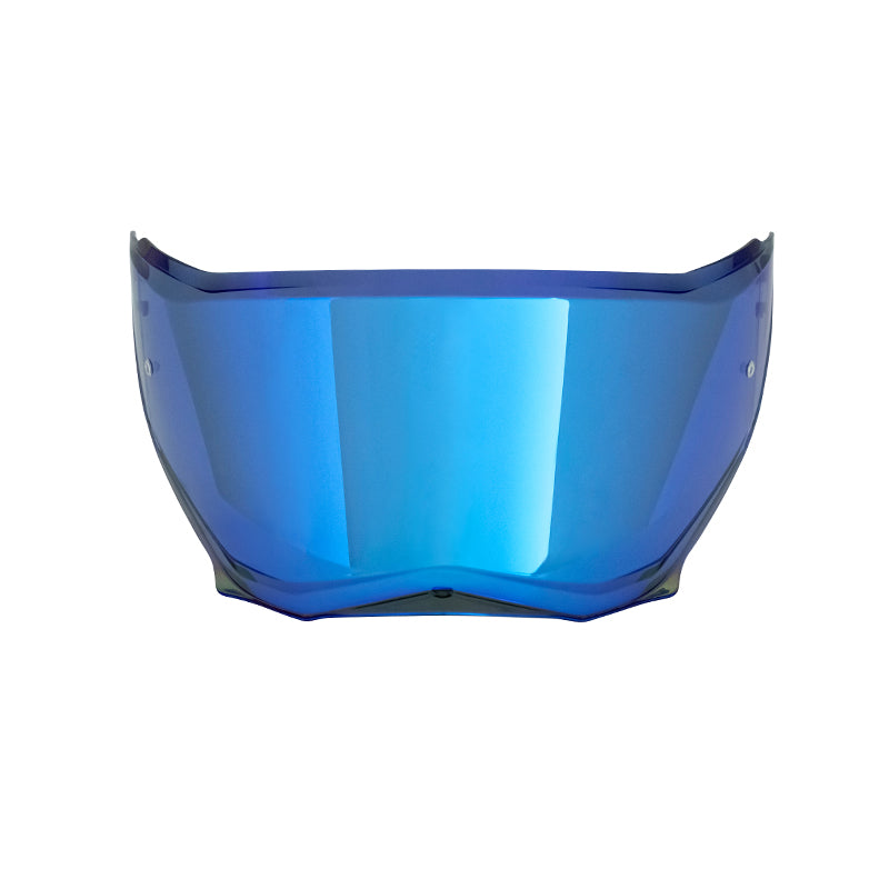 Motorcycle Helmet X60 REVO Blue Mirror Visor